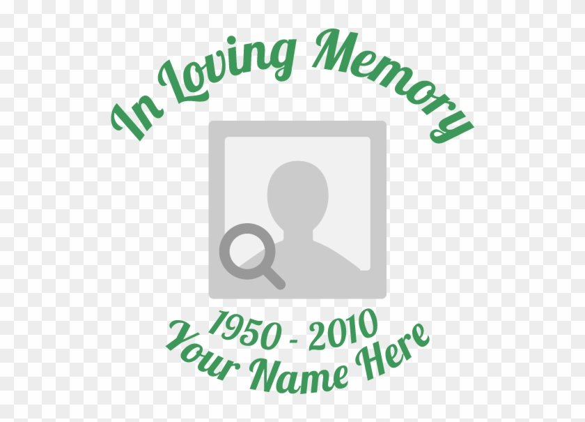 Custom In Loving Memory With Any Image Sticker - Loving Memory Decals #470058