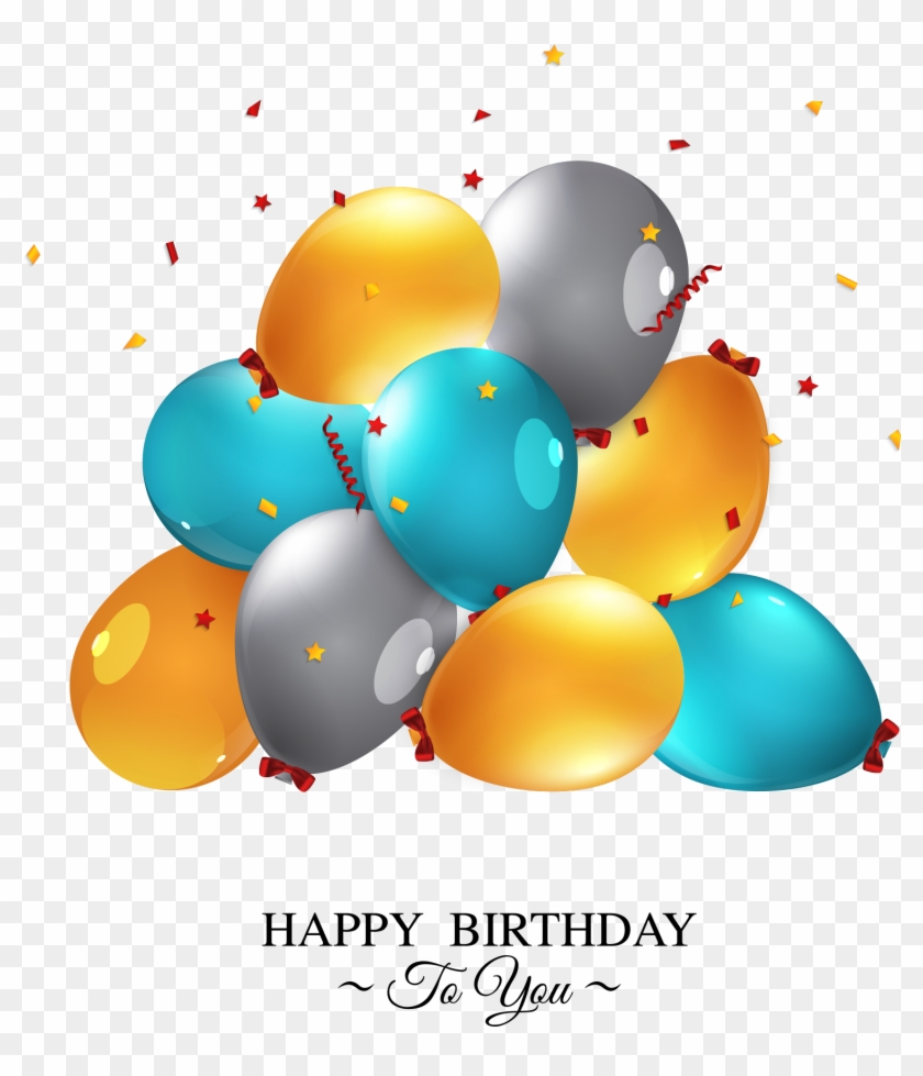 Color Celebration Balloon Vector - Euclidean Vector #470069