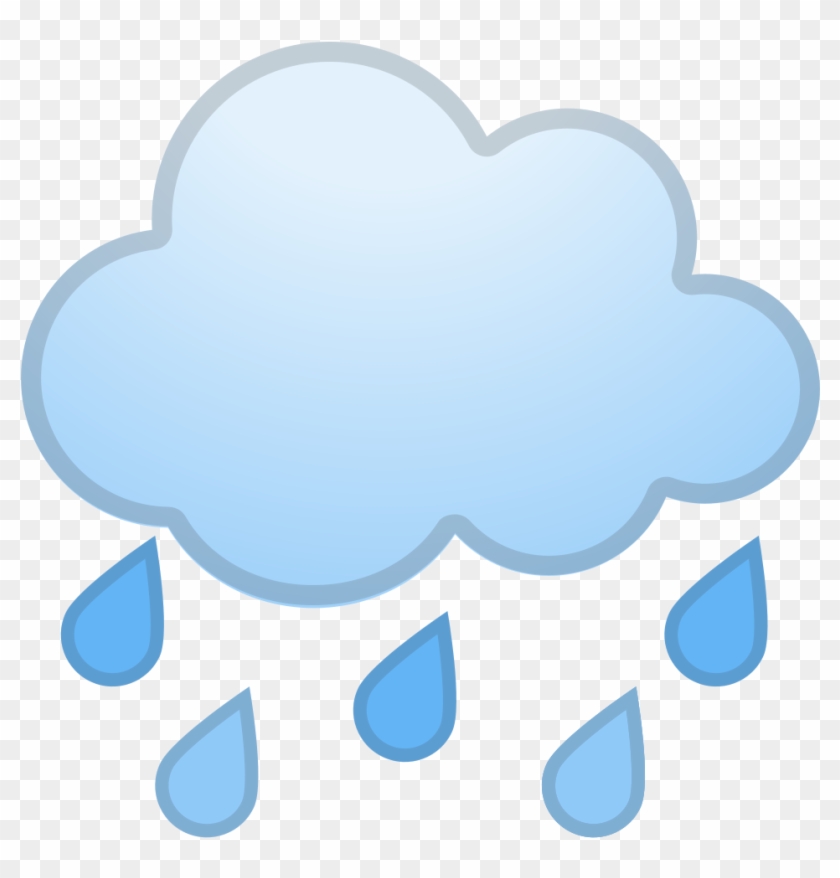 Cloud With Rain Icon - Pioggia Emoji #470107
