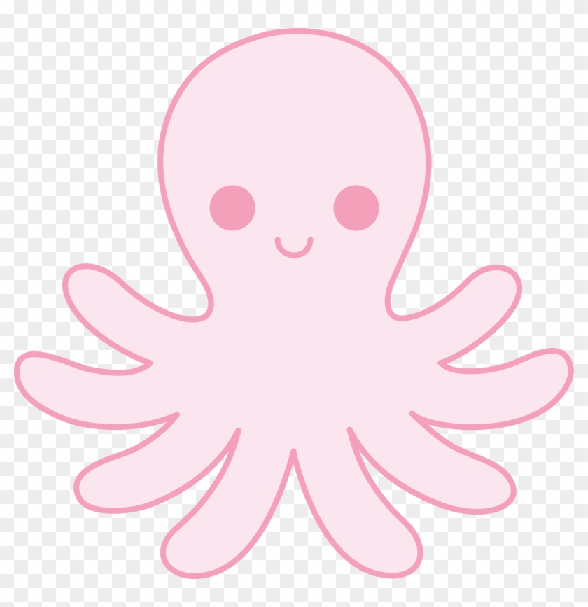 Kawaii Clip Art - Kawaii Octopus Transparent #470192
