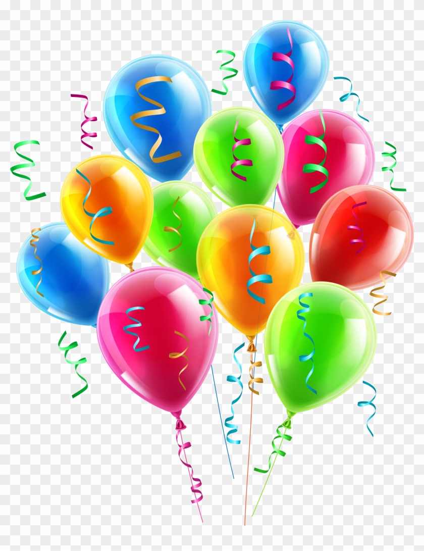 Balloon Birthday Party Clip Art - Balloons Design Png #470218