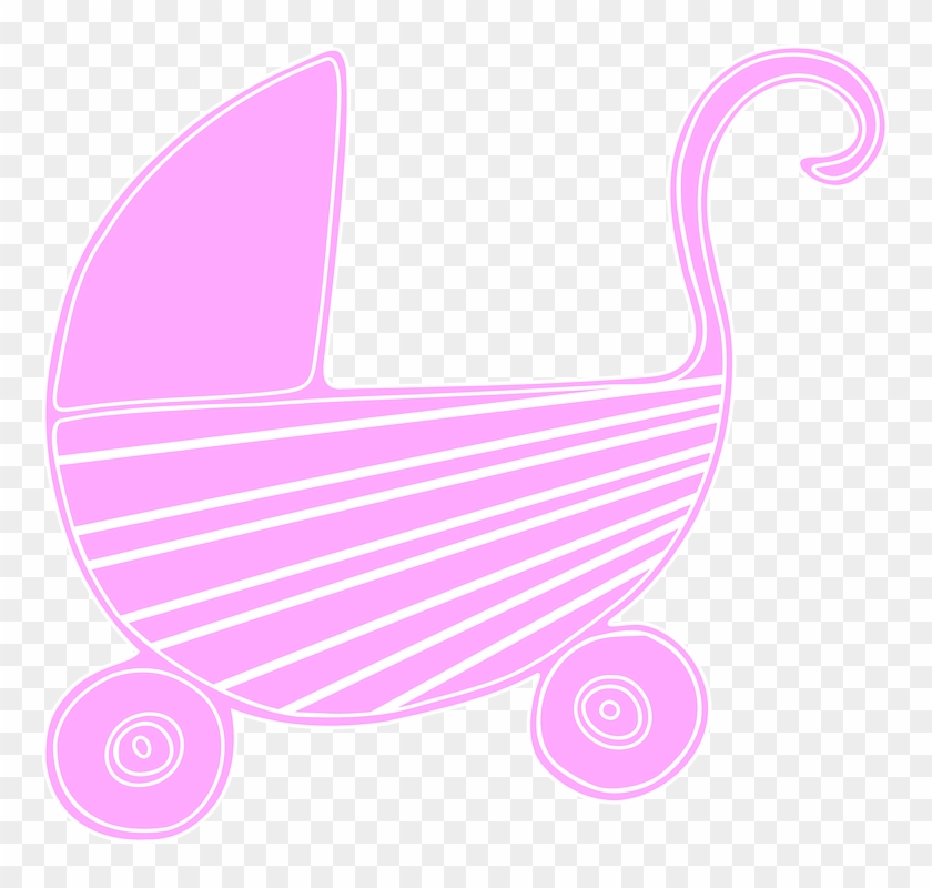 Cartoon Baby In Stroller 27, Buy Clip Art - Carrinho De Bebê Fundo Transparente #470216