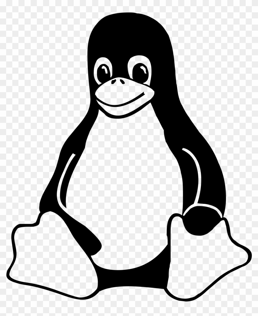Disk Clean Up Linux - Black And White Logo #470299