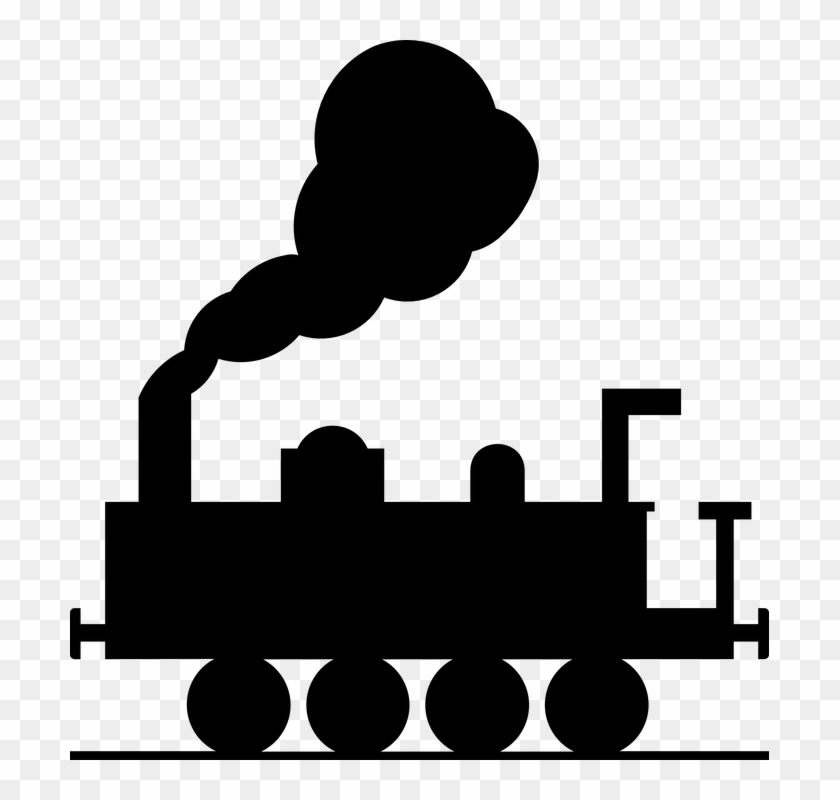 Steam Clipart Kereta Api - Train Clip Art #470332