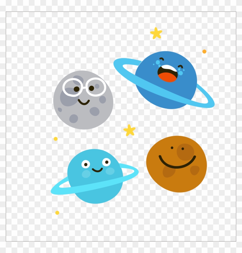Solar System Planet Cartoon Illustration - Icon Png Planet Eart #470392