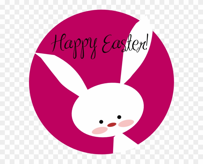 Happy Easter Bunny Clip Art - Happy Easter Eggs Clip Art #470403