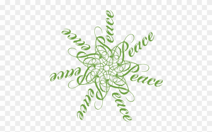 Peace Word Christmas Clipart - Clip Art Of Christmas Peace #470640
