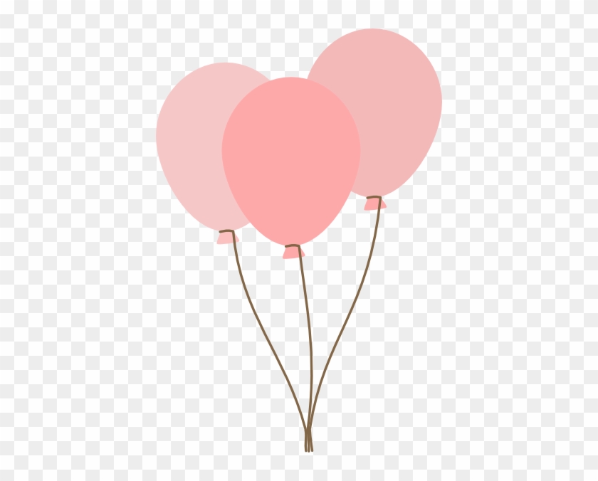 Pink Balloons Clip Art At Clker Com Vector Clip Art - Pink Balloons Png #470653