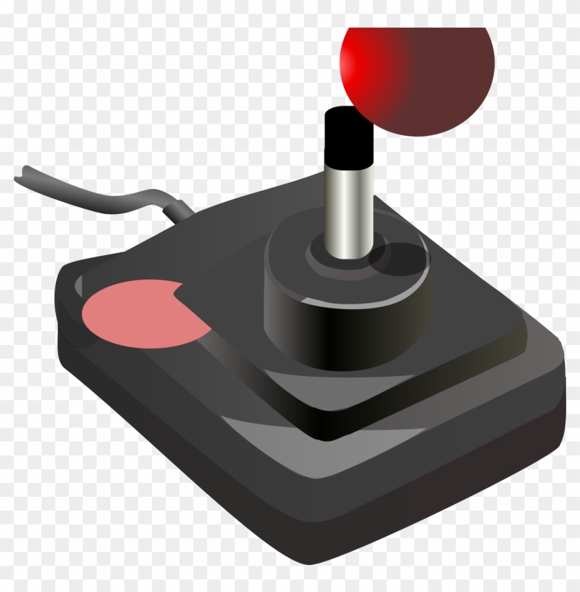 Black Red Petri 01 - Joystick Clipart #470694
