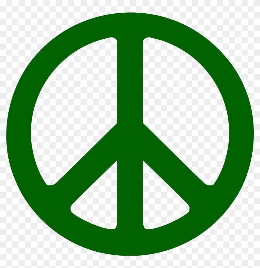 Green Peace - Clipart Best - Peace Sign Clipart #470701