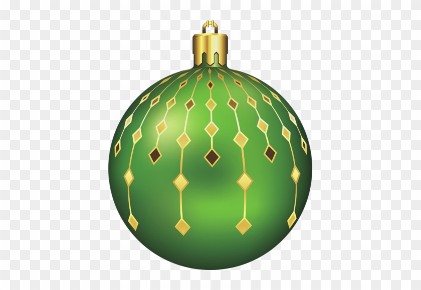 Christmas Ball Clip Art - Green Christmas Ball Png #470751