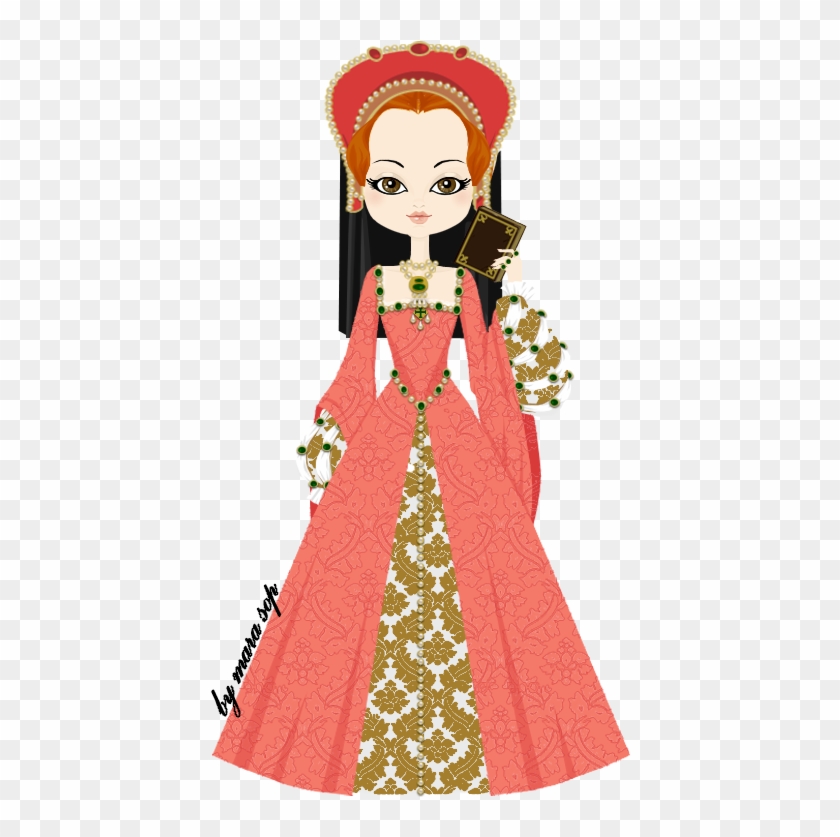 Lady Elizabeth Tudor By Marasop On Deviantart, Princess - English Medieval Clothing #470807
