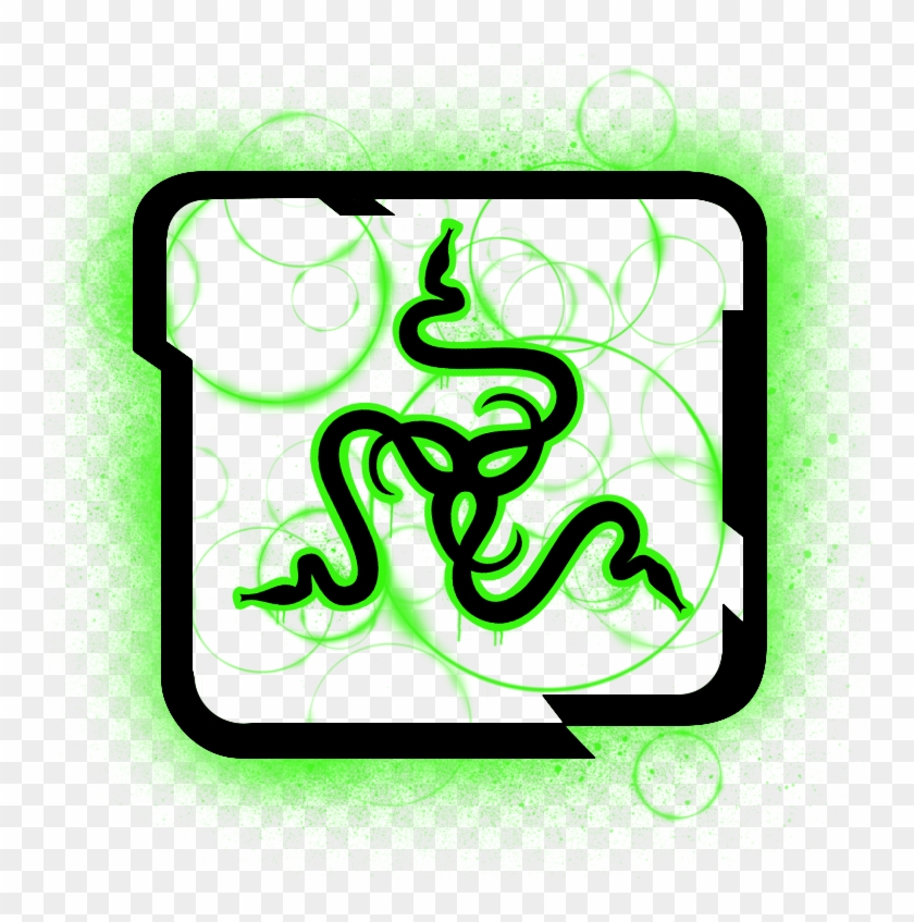 Razer Logo Spray-paint 512x - Razer Logo Transparent Gif #470871