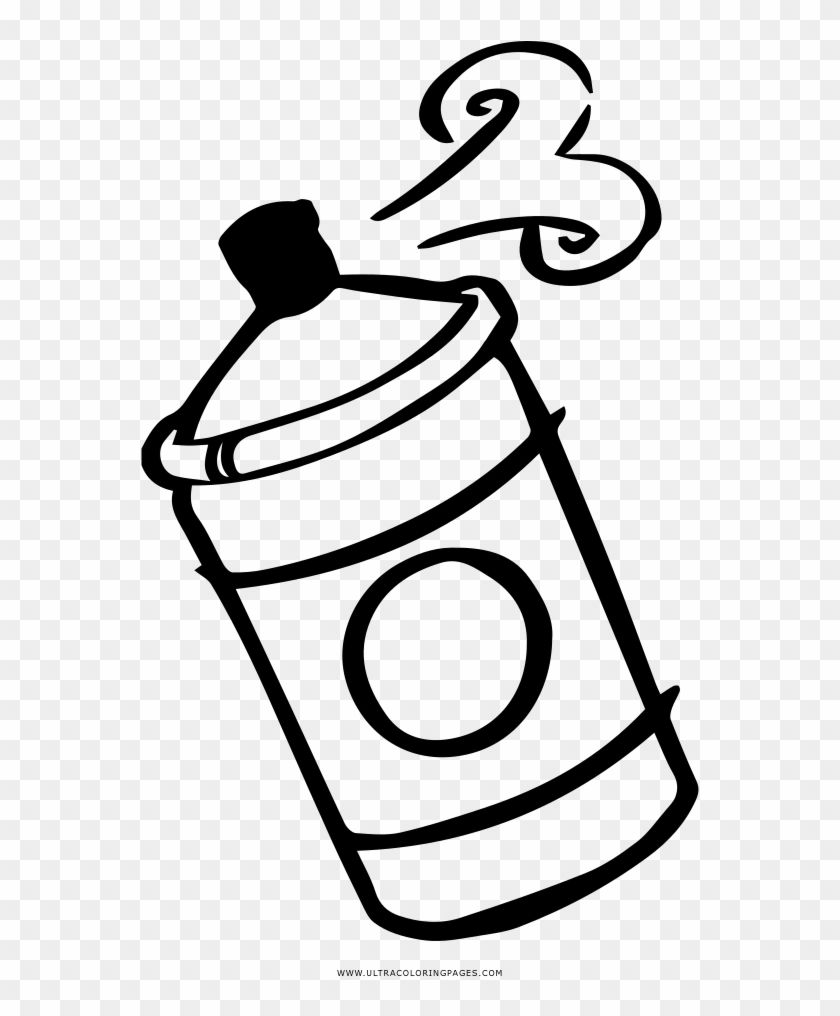 Spray Can Coloring Page - Spray Para Colorear #470876