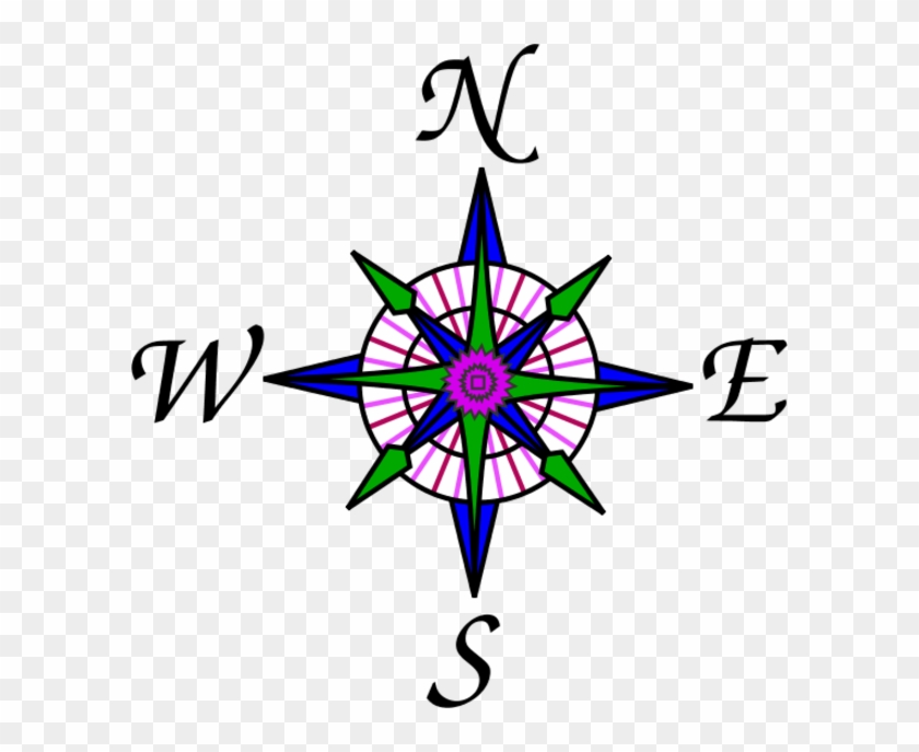 Compass Rose Clip Art - Compass Rose Clipart #471140