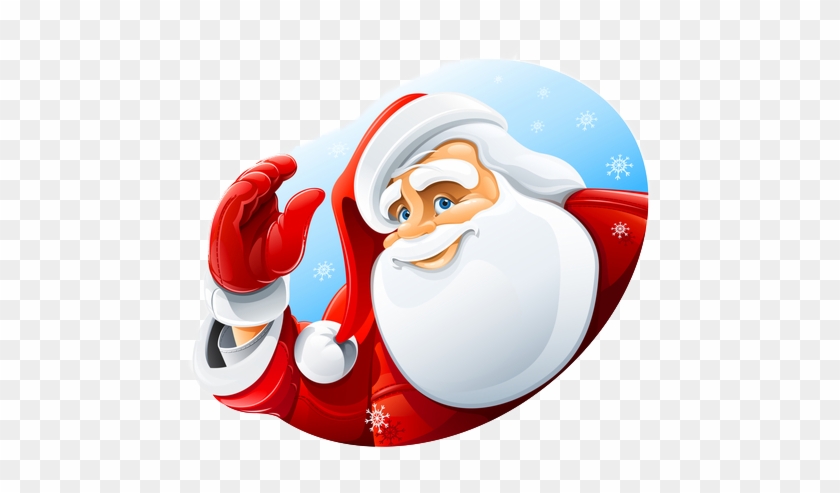 Central Georgia Santas - Happy Santa Claus Face Greeting Vector Shot Glass #471449