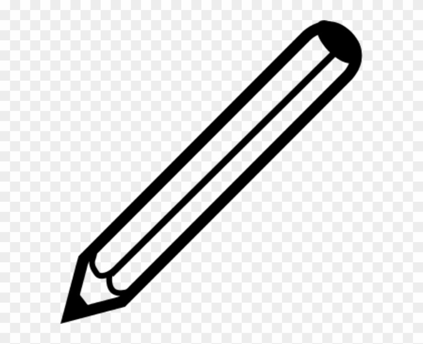 Pencil Line Art - Pen Clipart Black And White #471499