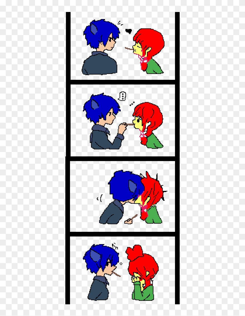 Pocky Kiss With My Crush - Cartoon #471719