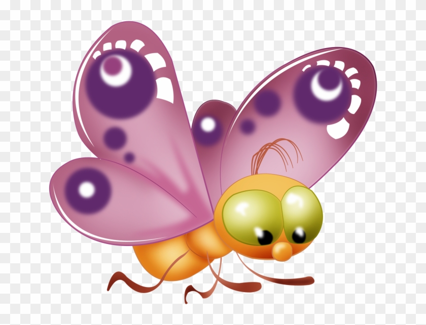Baby Butterfly Cartoon Clip Art Pictures - Transparent Cartoon Butterfly Clipart #471765
