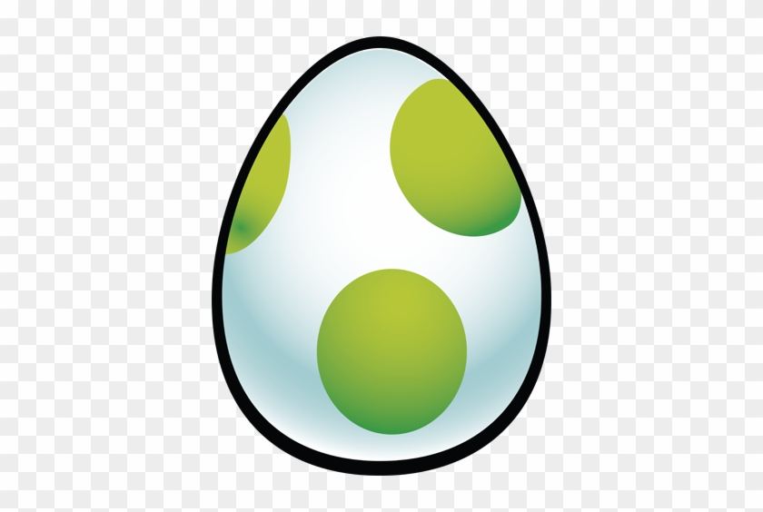 Yoshi Egg Tilted Artwork - Yoshi Egg Png - Free Transparent PNG Clipart  Images Download