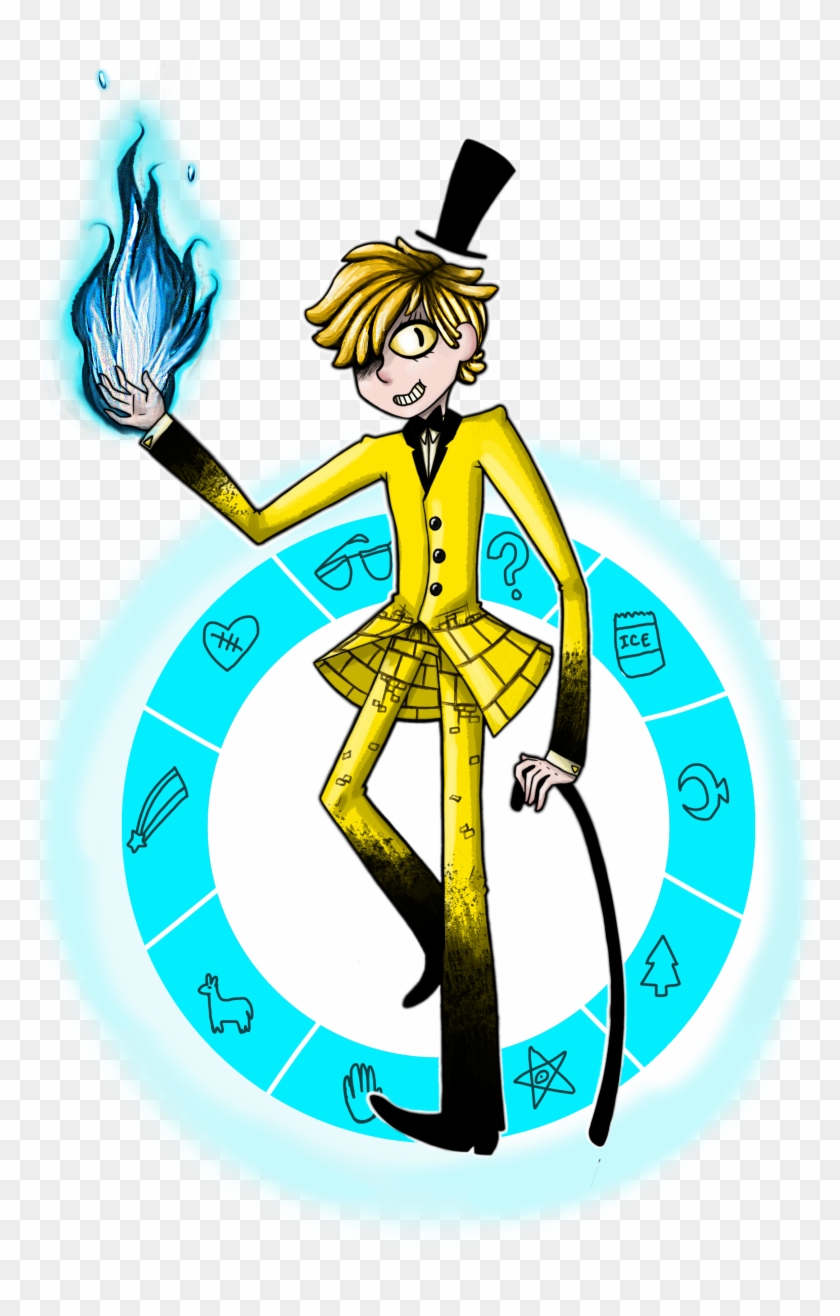 Etcgirlsstuff Bill Cipher Human By Etcgirlsstuff - Cartoon #471865