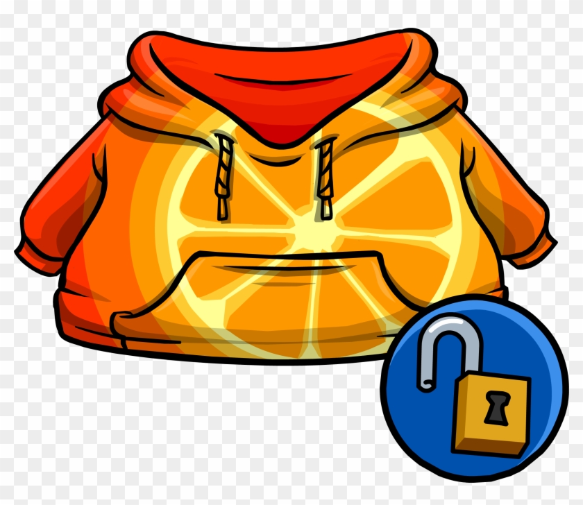 Orange - Hoodie Naranja Club Penguin #471905