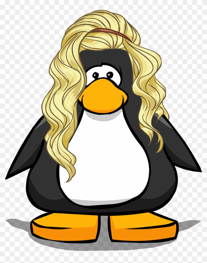 Club Penguin Codes For Furniture 2017 Osetacouleur - Penguin With Blonde  Hair - Free Transparent PNG Clipart Images Download