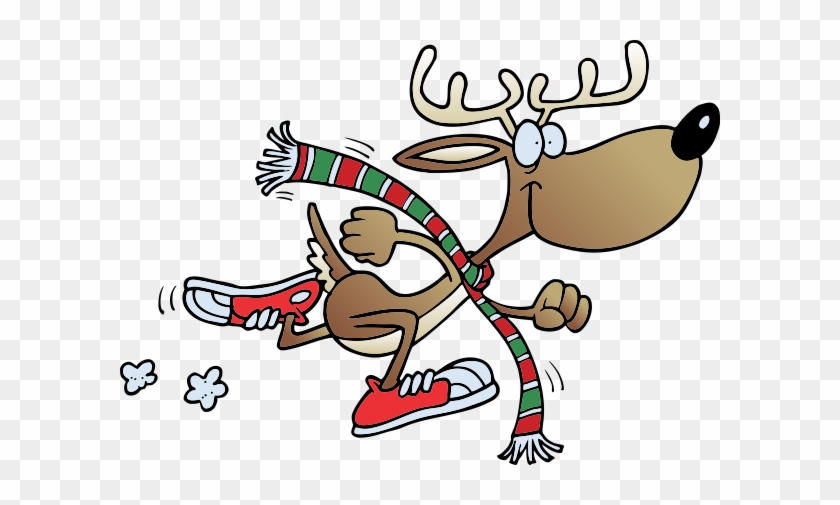 Reindeer Clipart Dash - Christmas Reindeer Run #471943