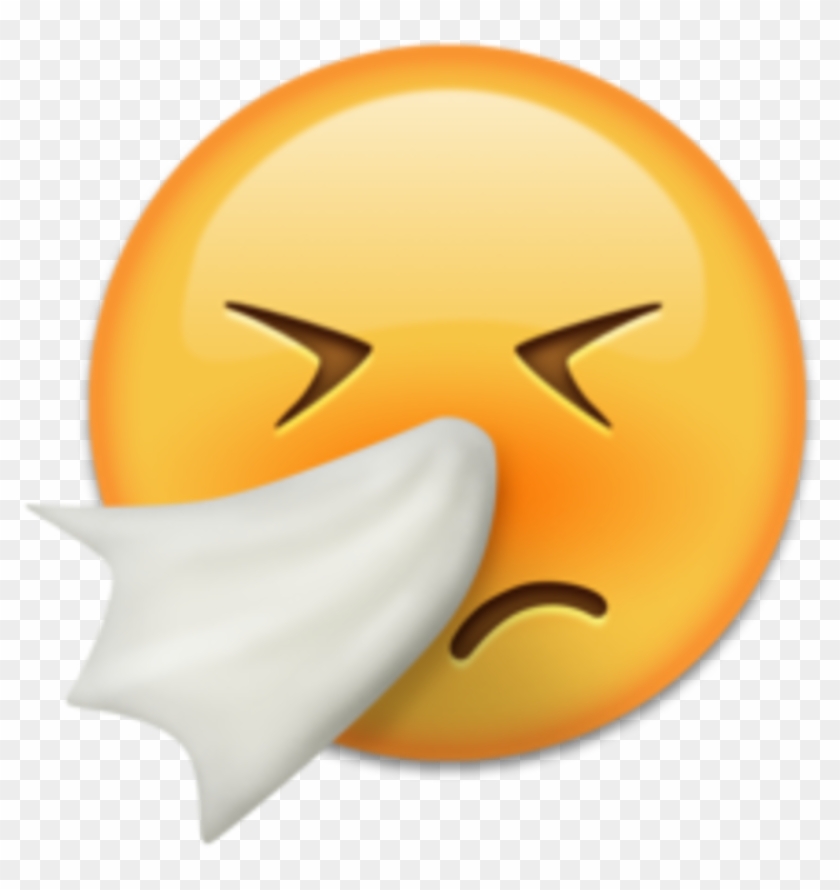 Emoji Getting Sick ↺ - Sneeze Emoji Transparent #472034