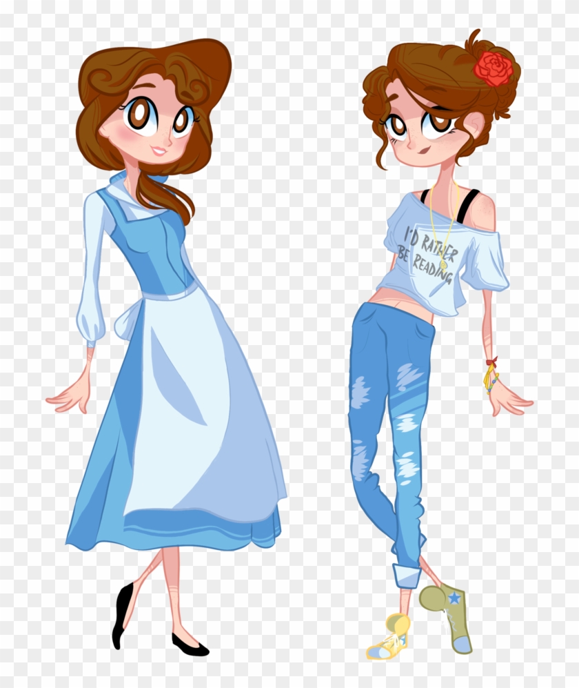 Belle Redesign By Paperdovess - Beauty And The Beast Redesign #472081