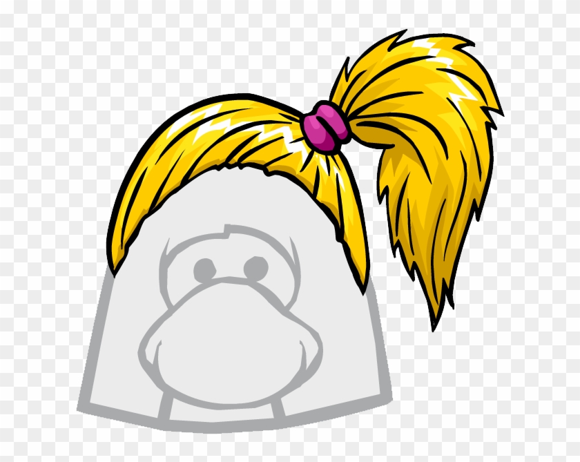 Club Penguin Hair Codes - Club Penguin Side Ponytail #472154