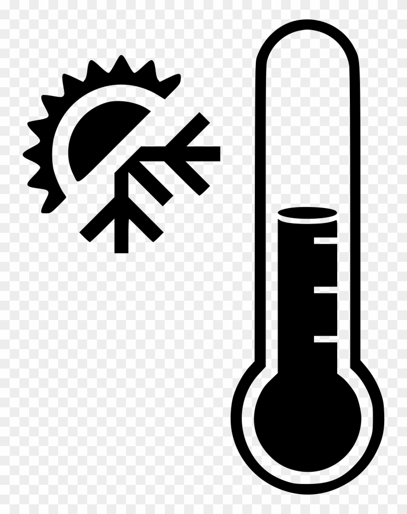 Thermometer Warm Temperature Comments - Cold Temperature Black And White #472189