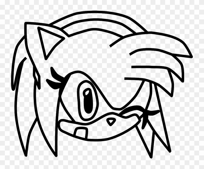 Sonic Characters Coloring Pages Amy Rose - Paint #472198