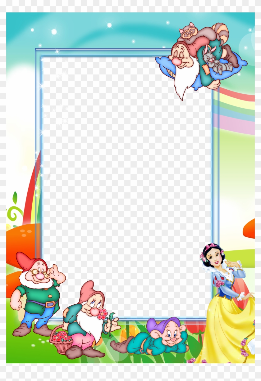 Transparent Kids Png Photo Frame With Snow - Snow White Frames #472265