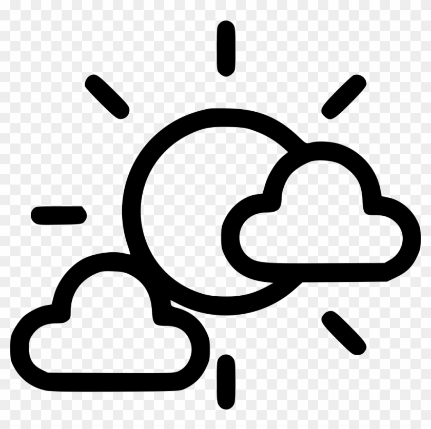 Cloud Clouds Sunny Sun Cloudy Comments - Nature Icon Png #472316
