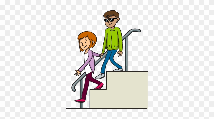Spell It - Walking Down Stairs Clipart #472314