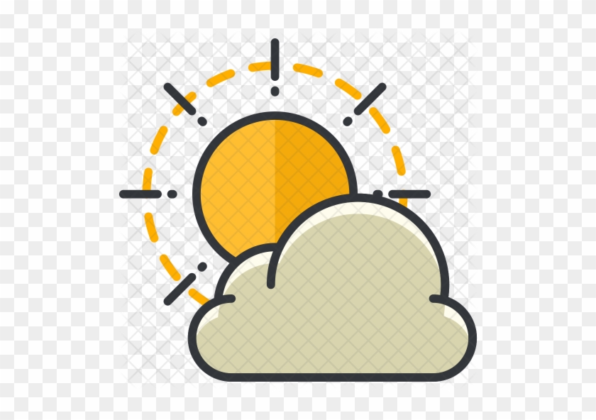 Partly Cloudy Icon - Cloud #472330