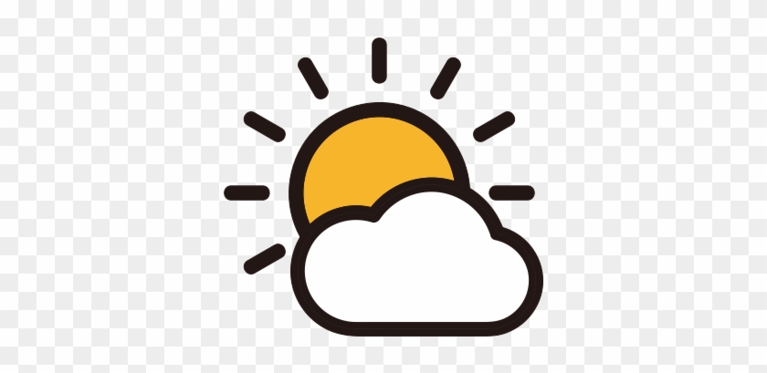 Clouds, Sun, Sunday, Sunny, Sunlit, Weather Icon, - Sun Icon #472331