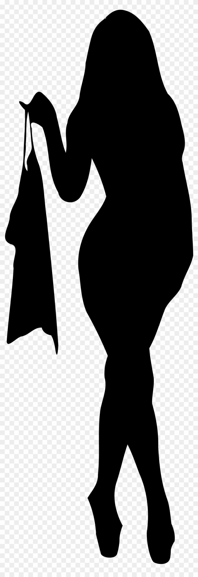 Silhouette Girl Clip Art - Sexy Silhouette #472336