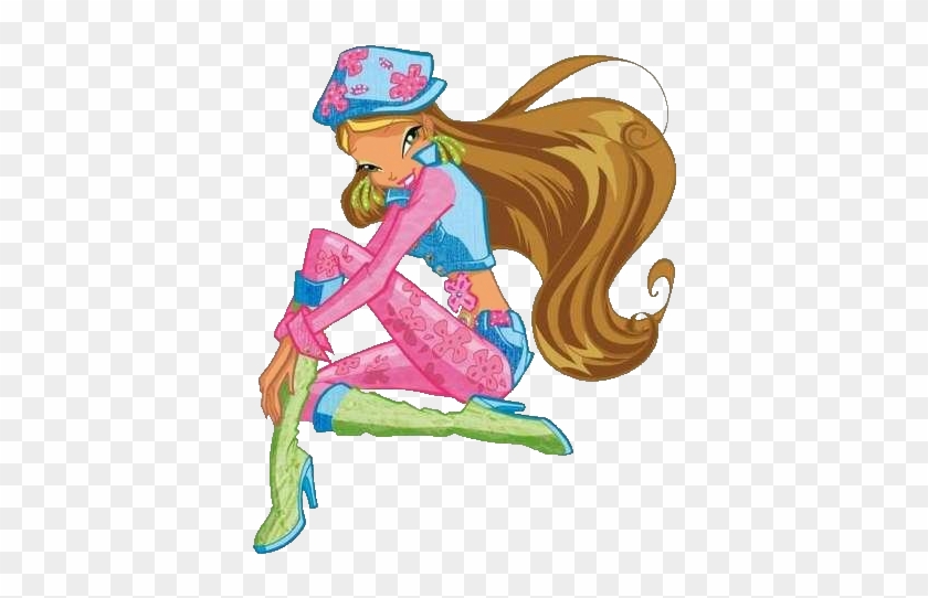 Flora Is Sweet, Shy, Calm, And Loves Plants Of All - Winx Club Flora #472411