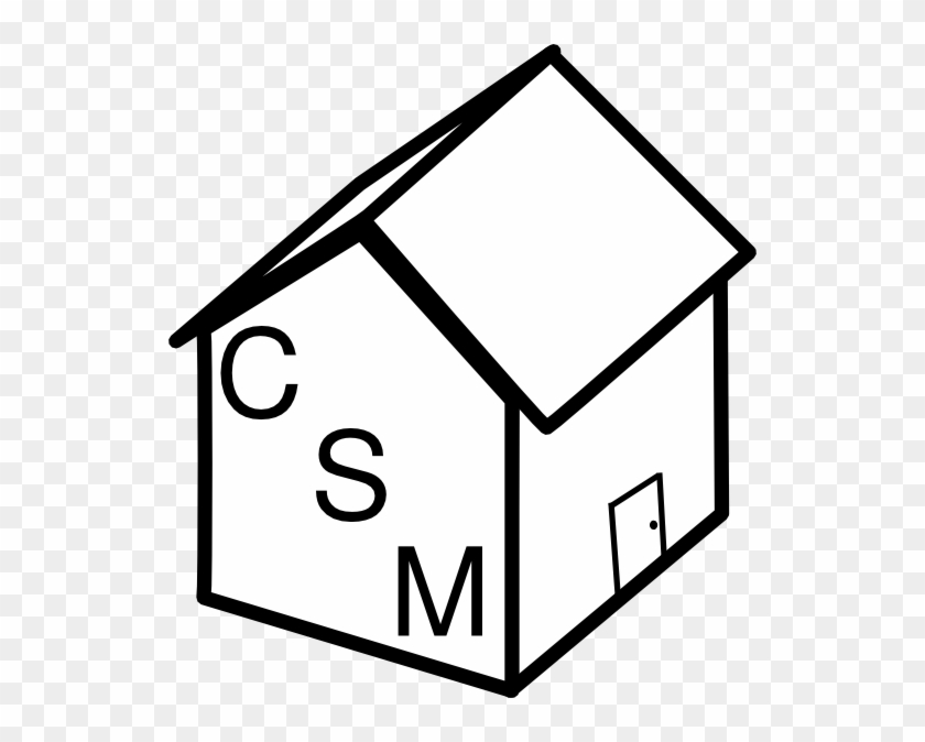 Csm House Without Chimney Clip Art - Clip Art #472418