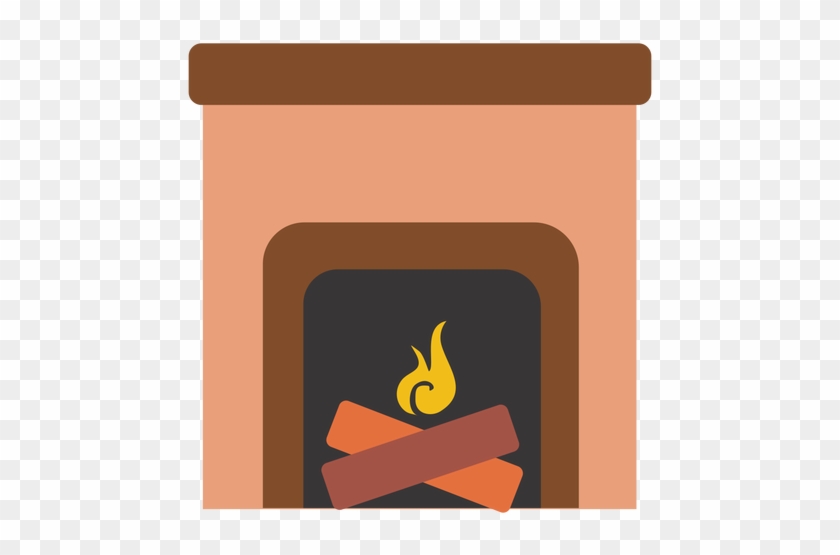 Fireplace Clipart Transparent - Fireplace Flat Icon #472425