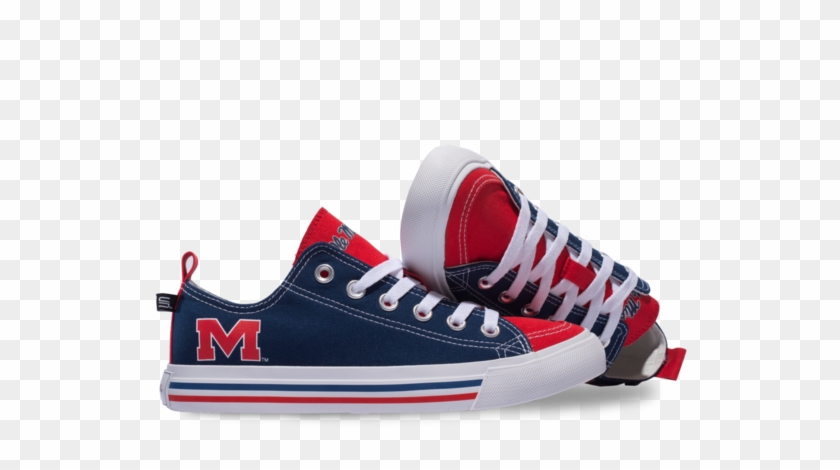 Mississippi Low-top - Skicks Ole Miss Rebels Low Top Sneaker, Size: M12, #472586