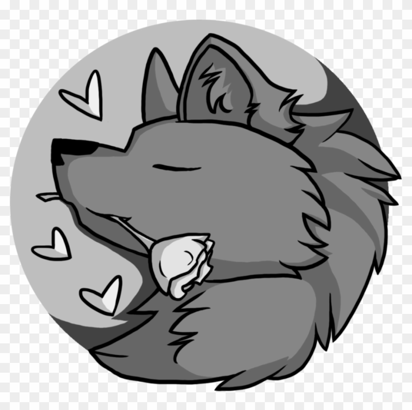 Valentines Wolf Tag By Lady-revan - Cartoon #472622