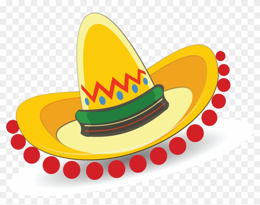Free Clipart Of A Mexican Sombrero - Fiesta Hat Clip Art #472680