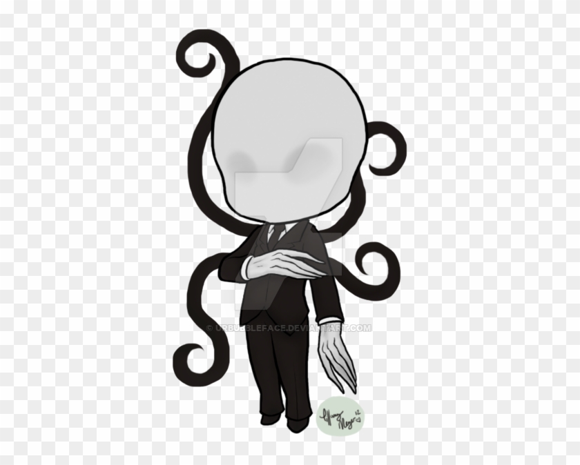 Drawn Slender Man Chibi - Slender Man Chibi #472767