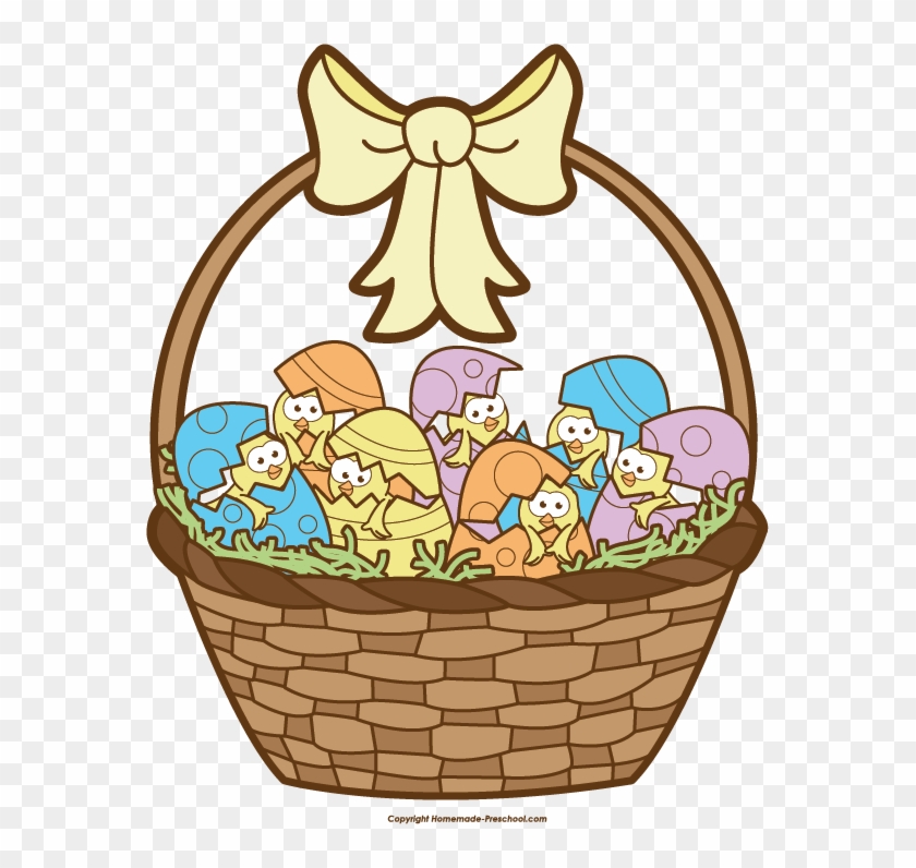 Free Easter Basket Clipart - Basket #472882