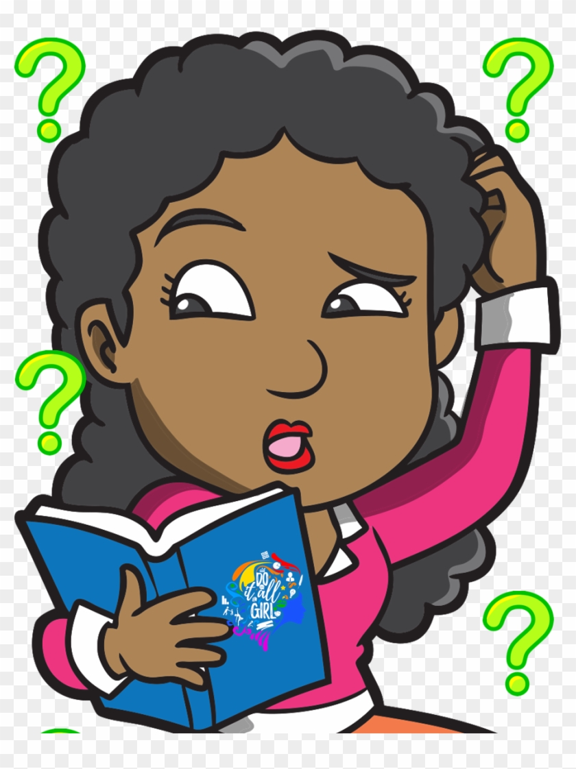 Alicia Confused Question Mark Half - Ask Questions Clip Art #472925