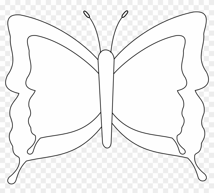 Butterfly Black And White Butterfly Clipart Black And - Clip Art #472955