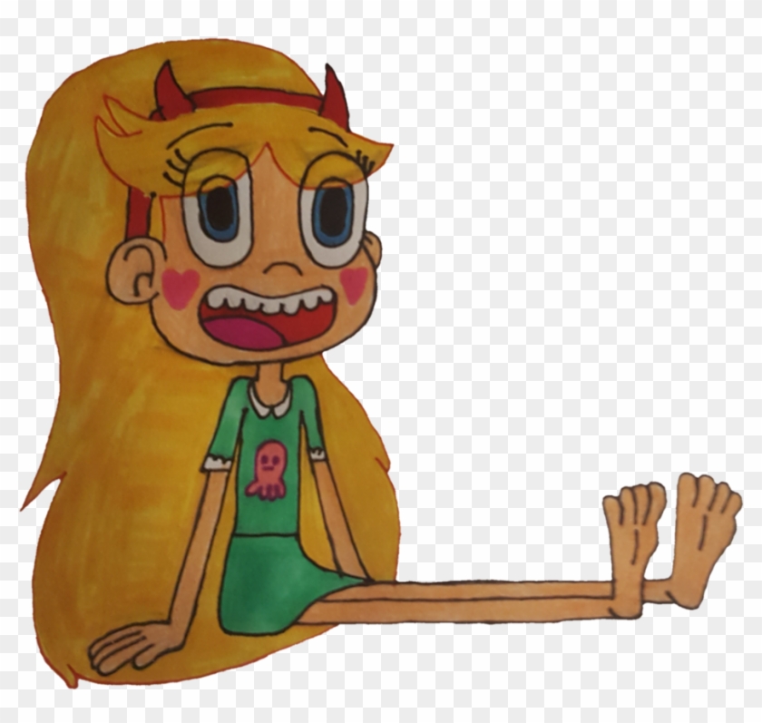 Princess Star Butterfly Shows Her Cute Bare Feet By - Star Vs. The Forces Of Evil #473053